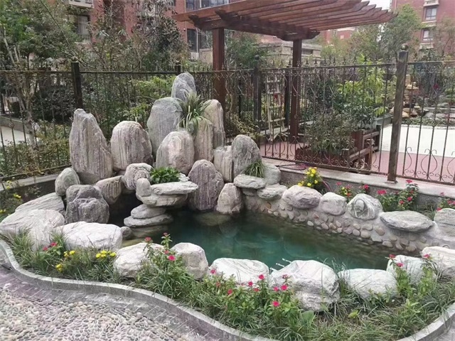 枣庄家庭庭院水景设计