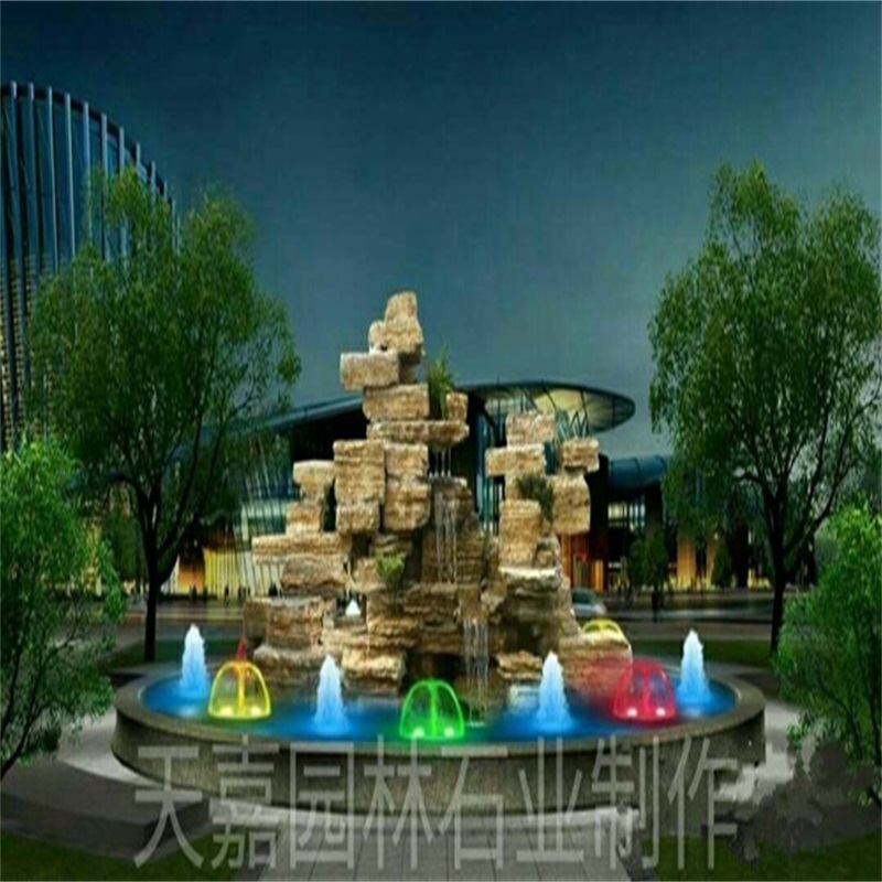 枣庄水幕墙喷泉设计